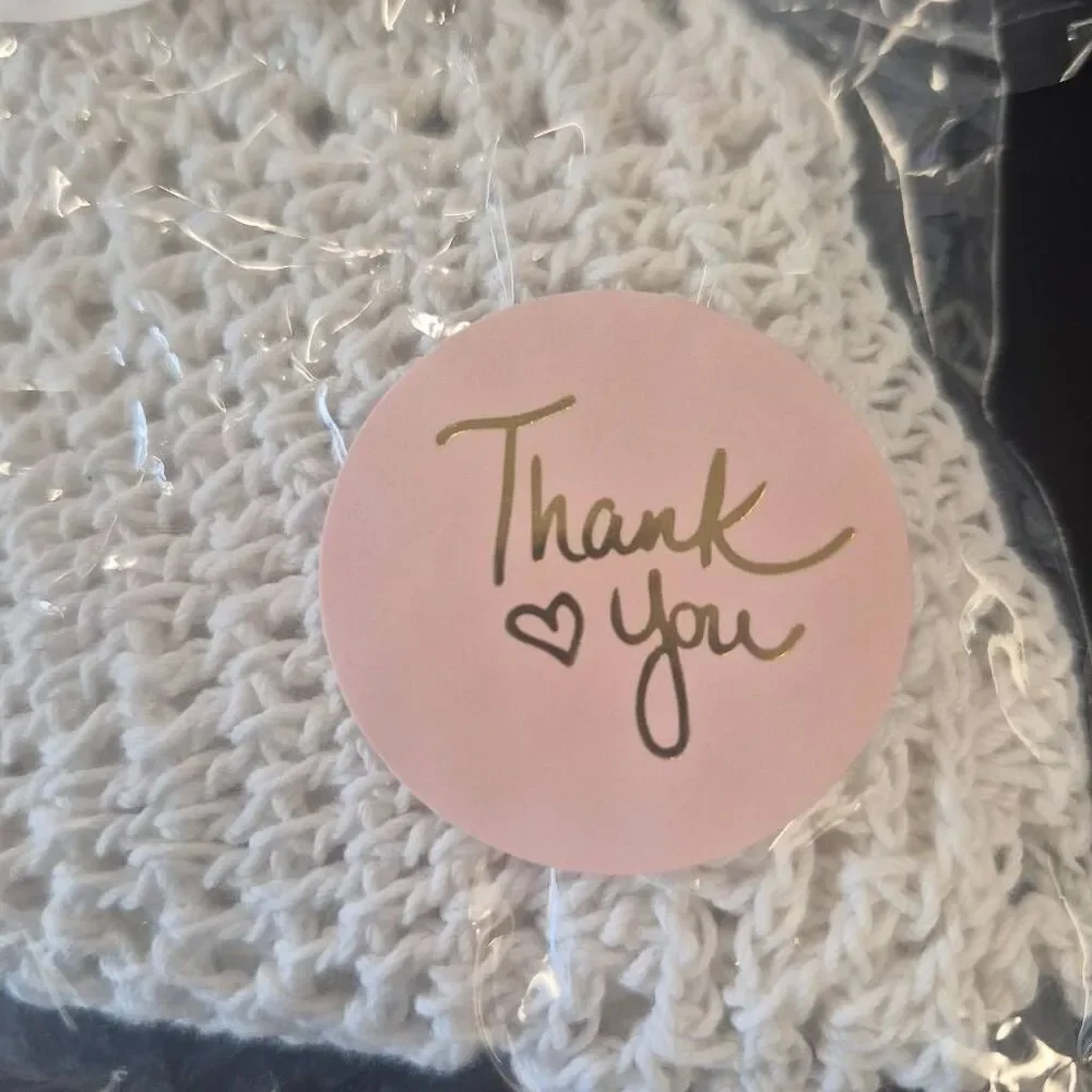 Doily, Vintage White Cotton 7.25